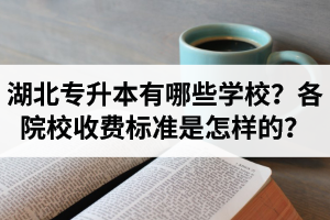湖北專升本有哪些學(xué)校？各院校收費(fèi)標(biāo)準(zhǔn)是怎樣的？